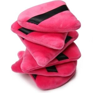 Pink powder puff makeup sponges beauty blender NWT Barbie pink